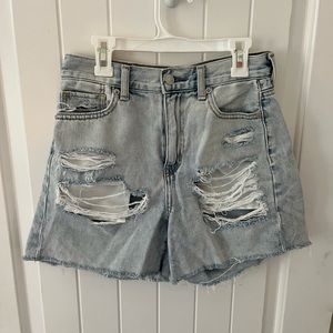 American Eagle jean mom shorts